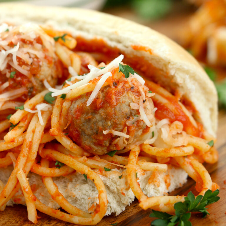 Spaghetti Stuffed Subs