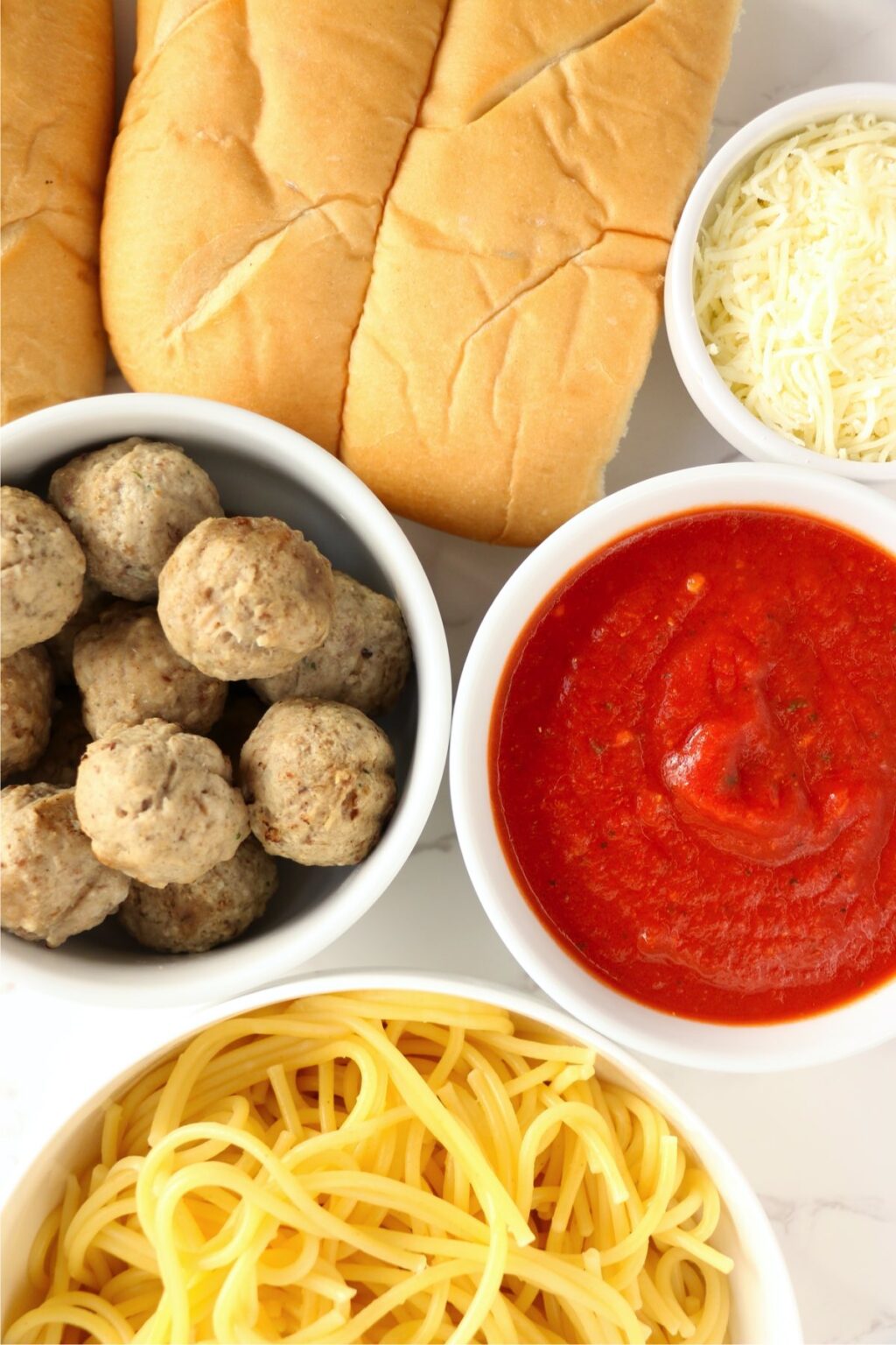 Spaghetti Stuffed Subs - Inspirational Momma