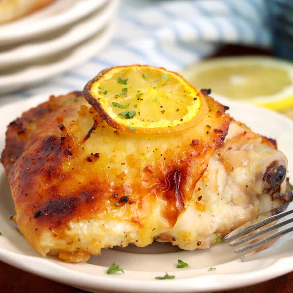 Honey Garlic Lemon Pepper Chicken Thighs Inspirational Momma
