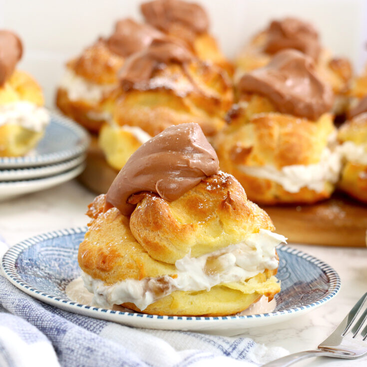 Banana Cream Puffs