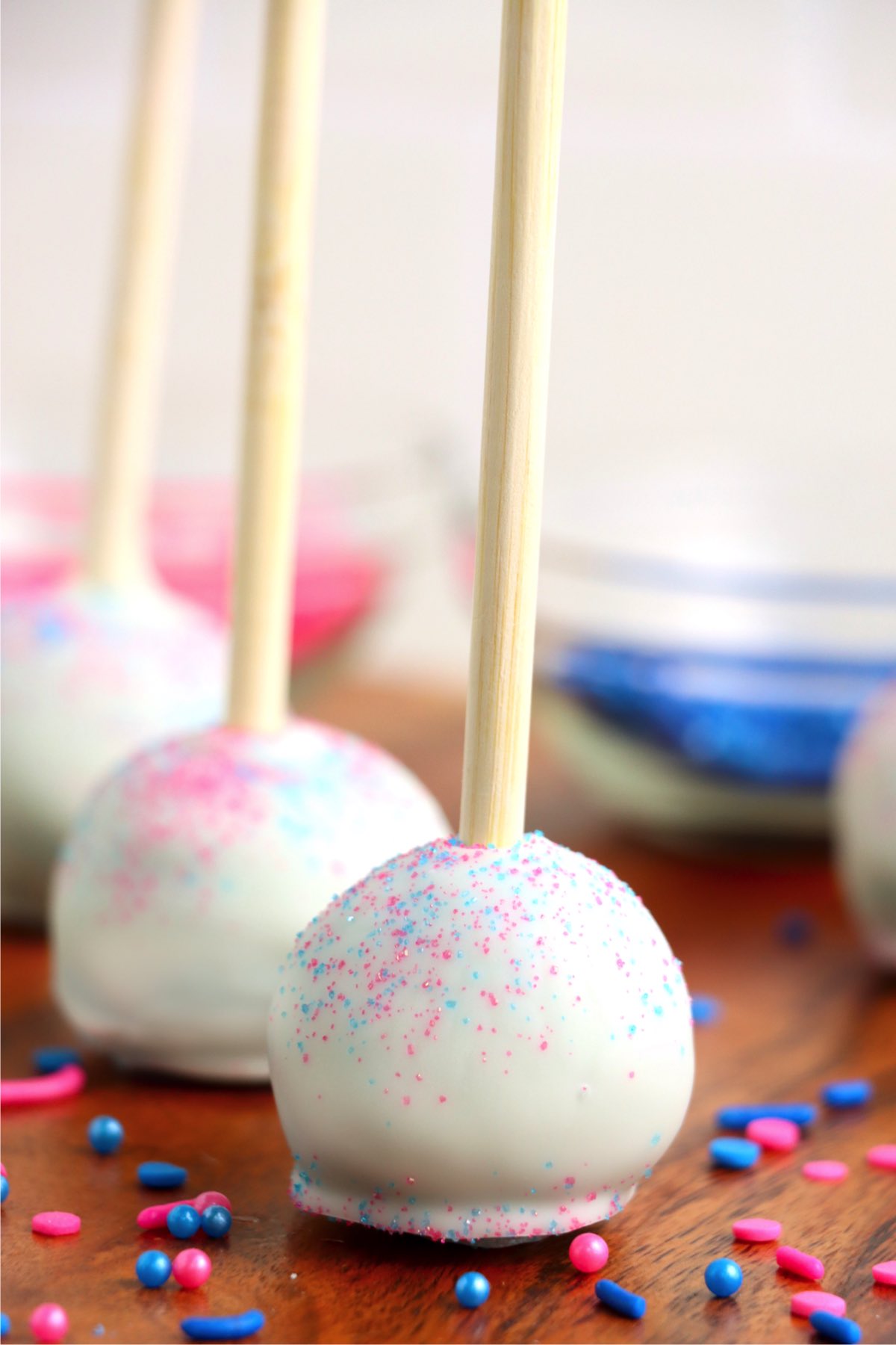 Gender Reveal Party Cake Pops