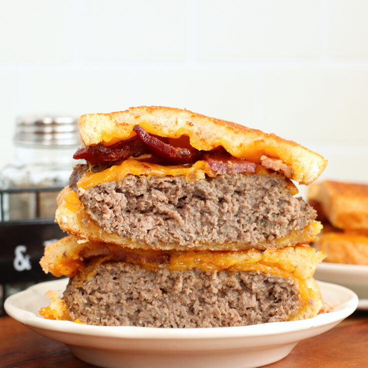 Grilled Cheese Bacon Hamburger