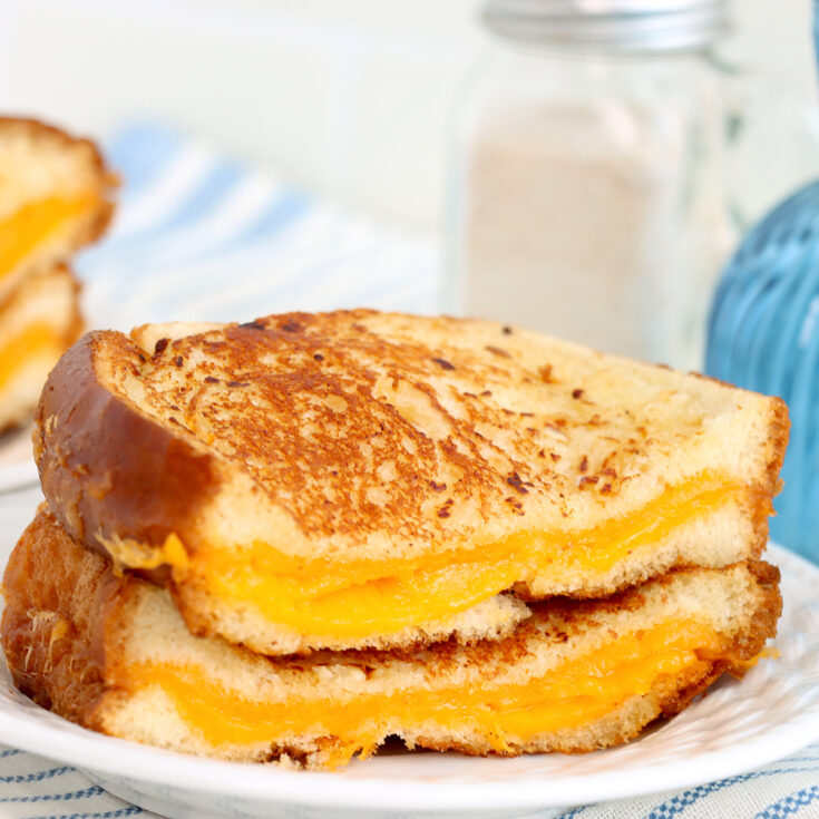 Garlic Grilled Cheese