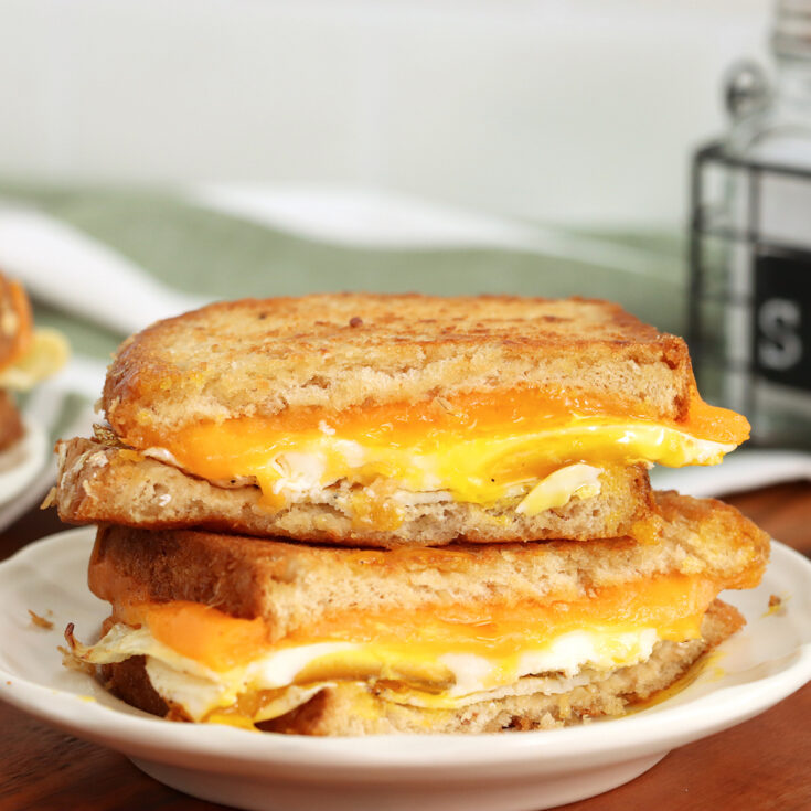 Grilled Cheese and Egg Sandwich