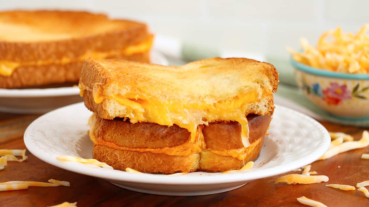 Toaster Oven Grilled Cheese Sandwich - The Short Order Cook