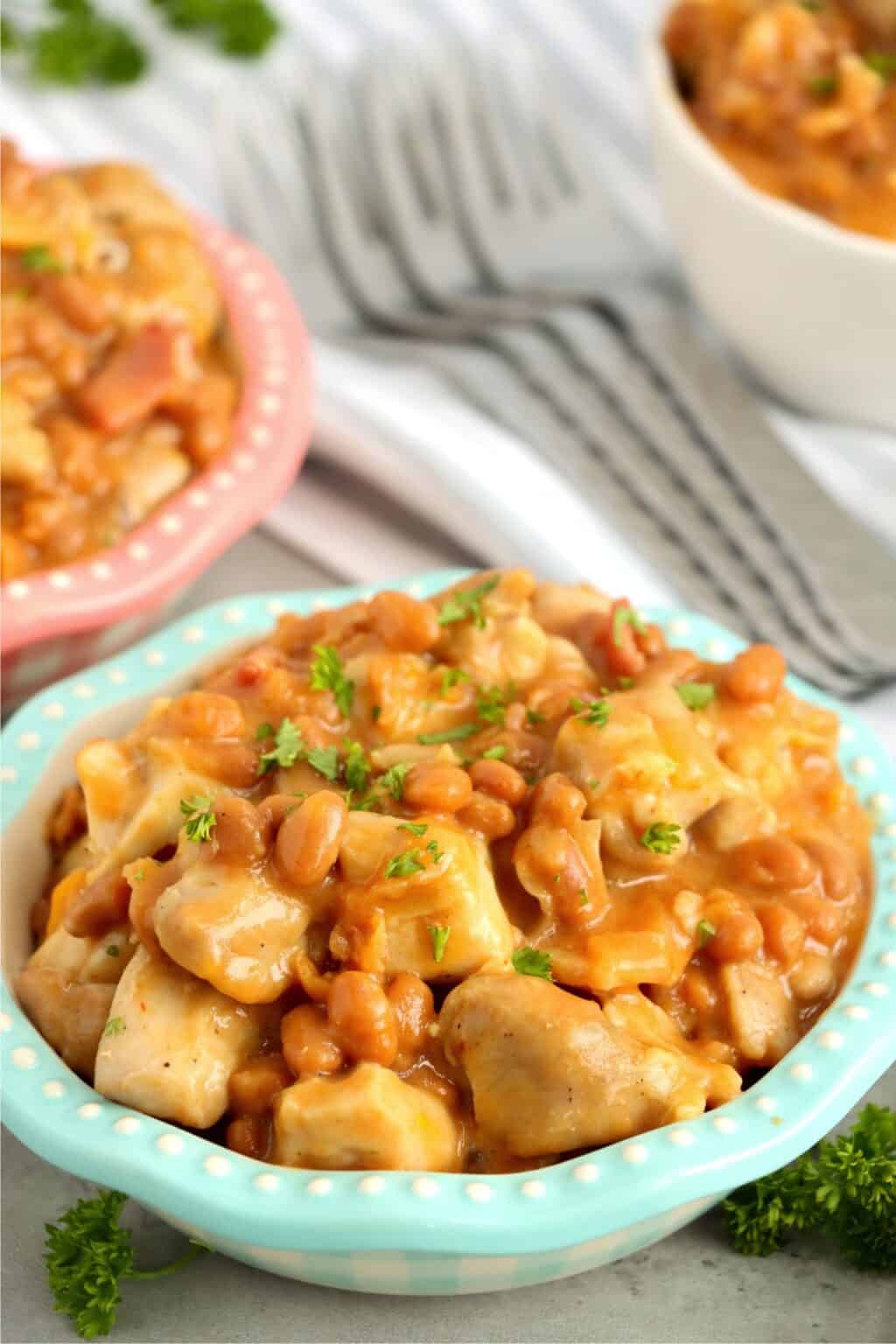 Easy Beans, Bacon, and Chicken Inspirational Momma