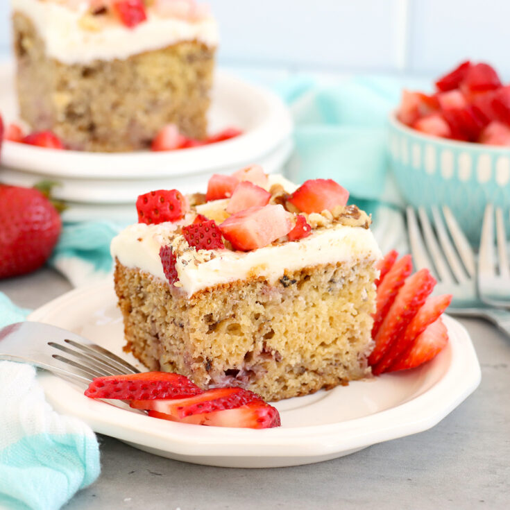 Strawberry Banana Cake