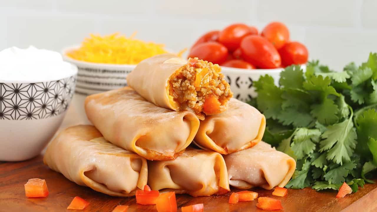 Cheesy Taco Egg Rolls Inspirational Momma