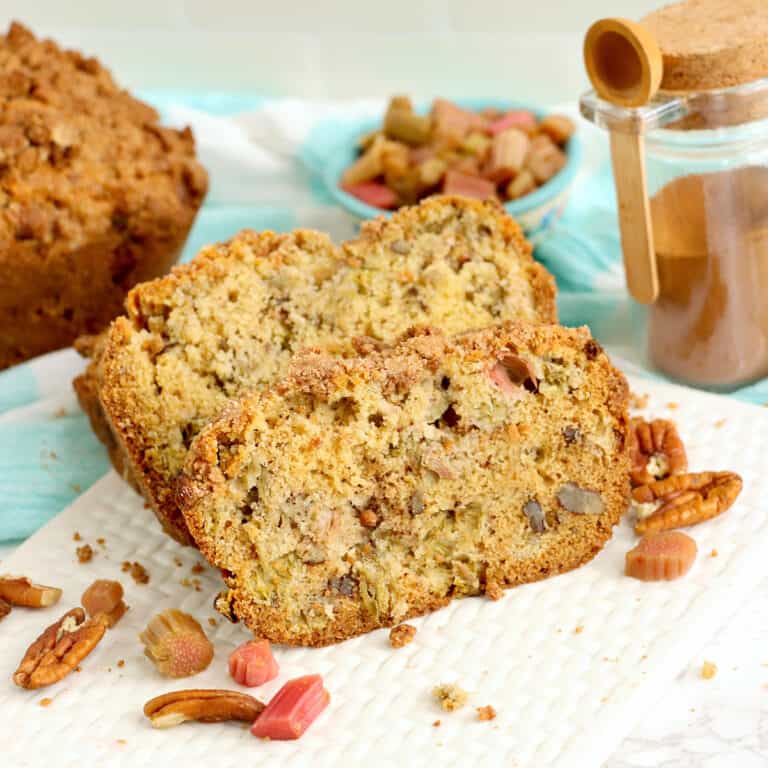 Rhubarb Nut Bread