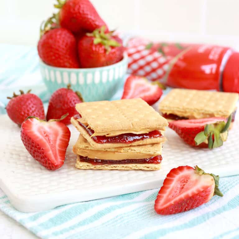 Peanut Butter and Jelly Graham Crackers