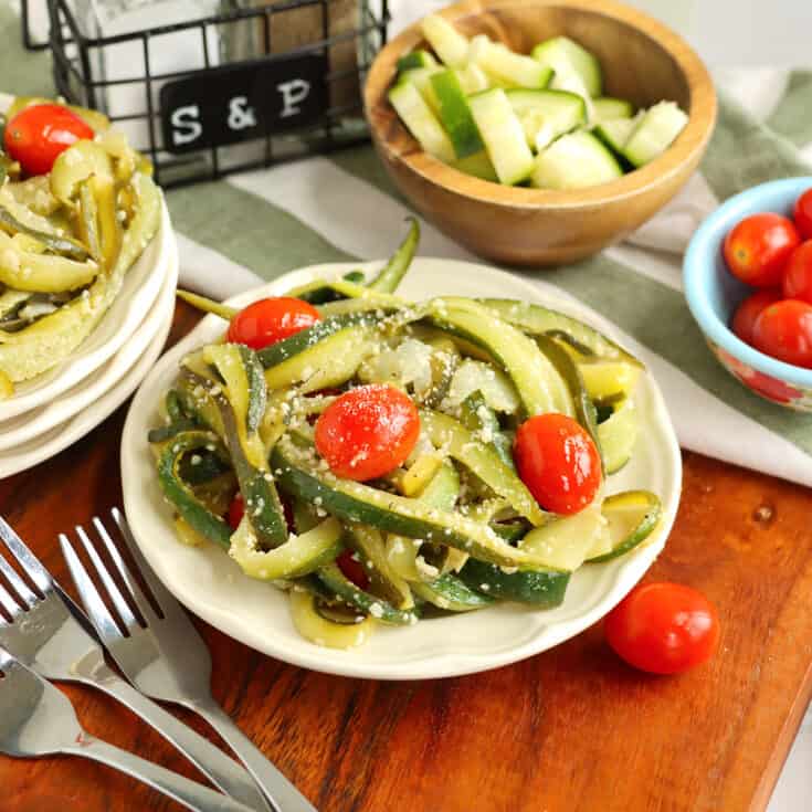 Caramelized Zucchini Pasta