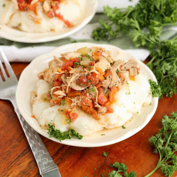 Slow Cooker Moroccan Chicken Thighs