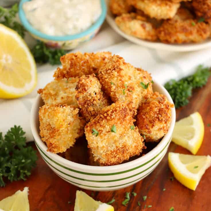 Air Fryer Catfish Nuggets