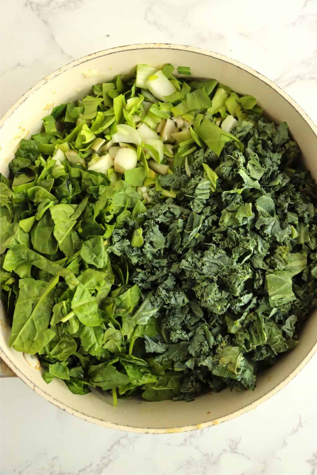 Kale and Spinach Soup - Inspirational Momma