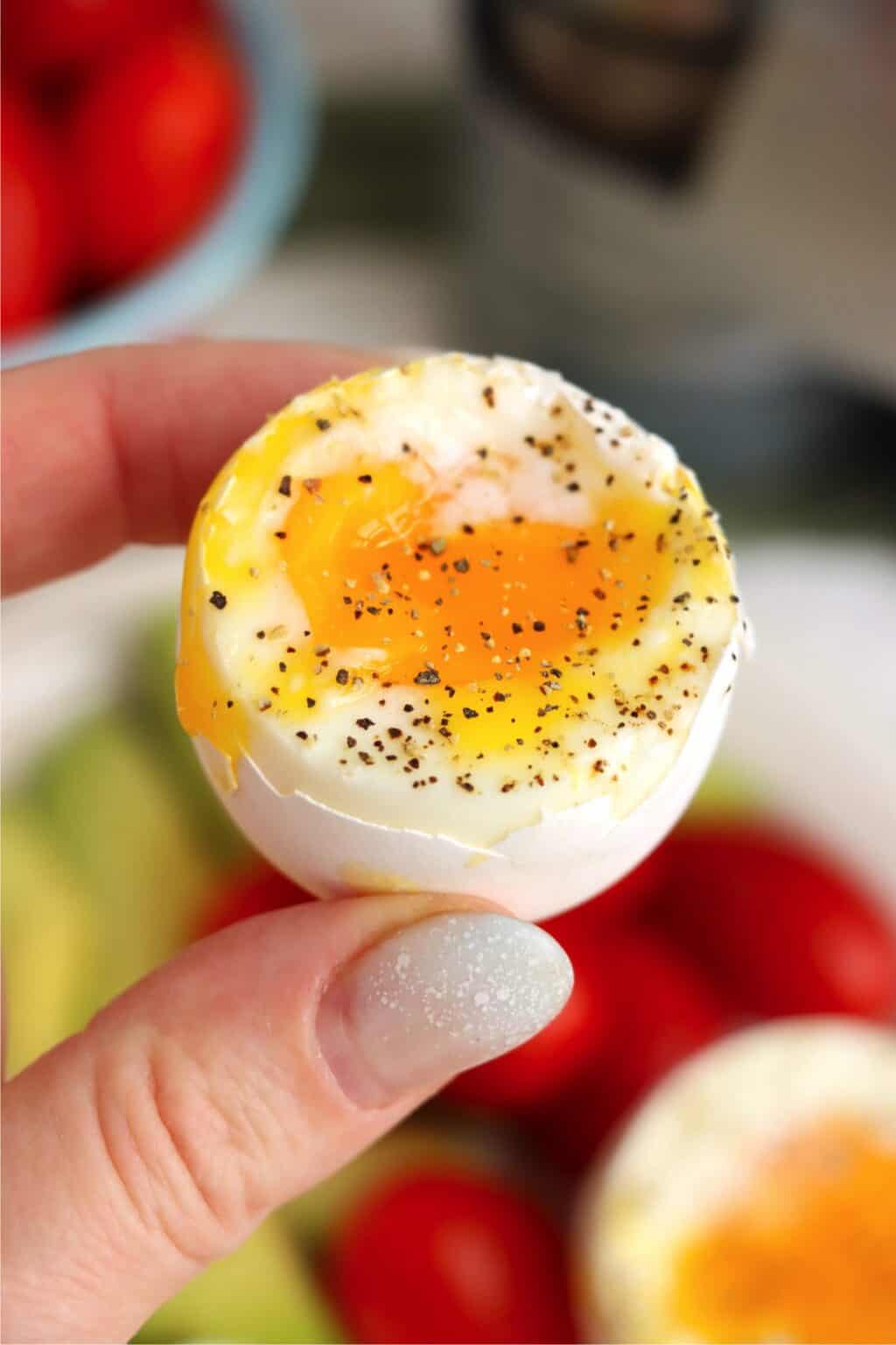 Air Fryer Soft Boiled Eggs - Inspirational Momma