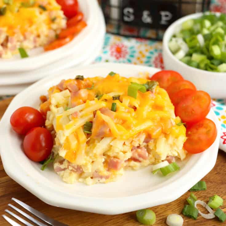 Ham and Cheese Hash Brown Casserole