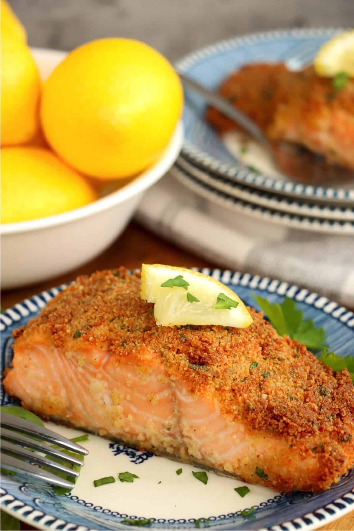 Herb Crusted Salmon - Inspirational Momma