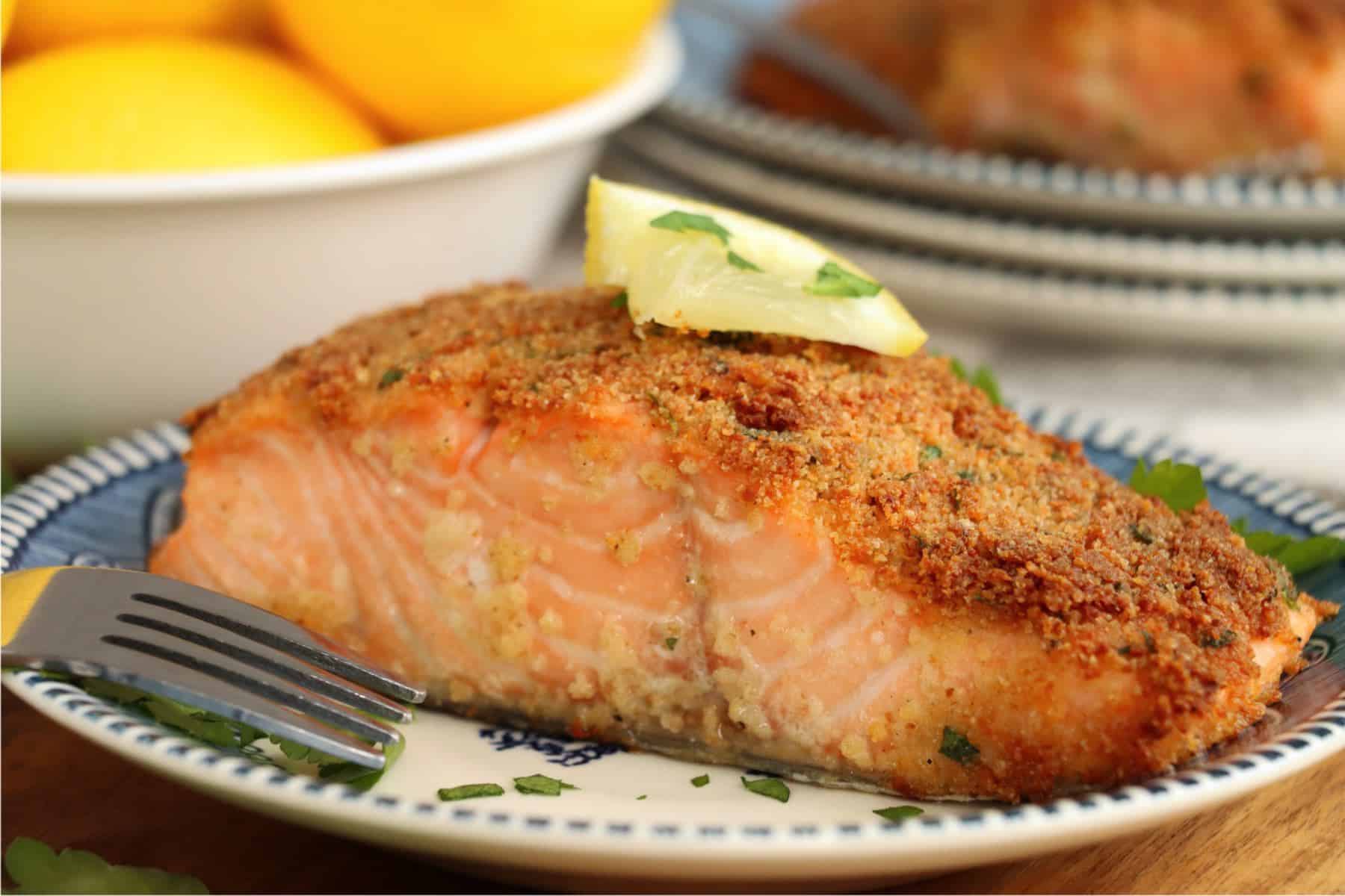 Herb Crusted Salmon - Inspirational Momma