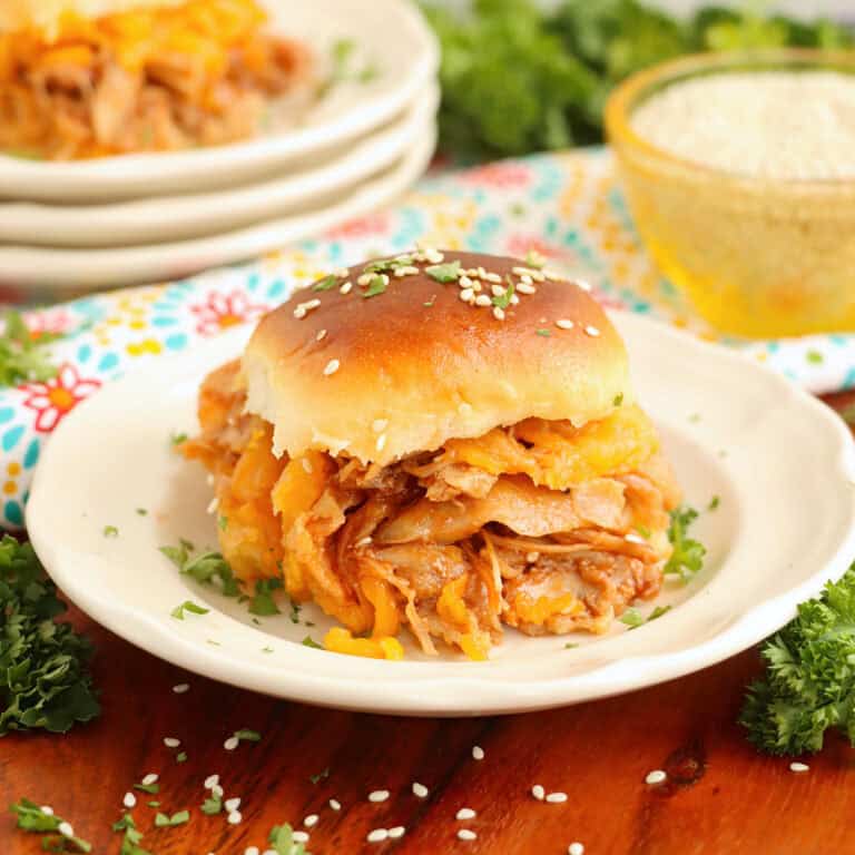 BBQ Chicken Sliders