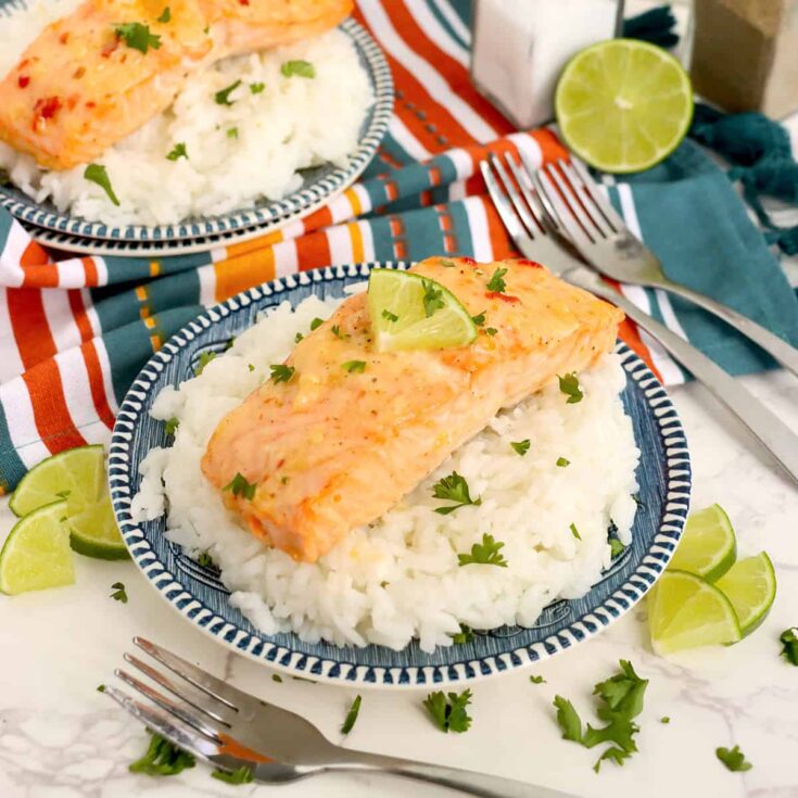 Baked Salmon with Mayo