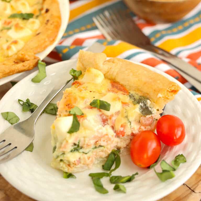 Salmon Quiche